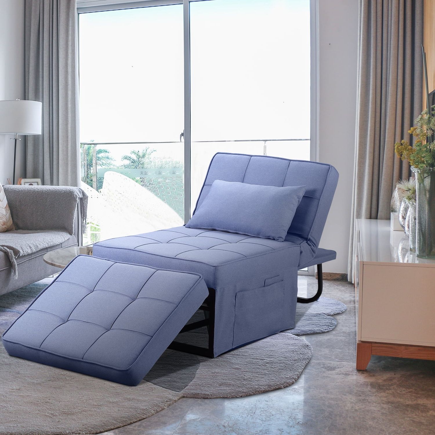 Featured Photo of The 20 Best Collection of 4-in-1 Convertible Sleeper Chair Beds