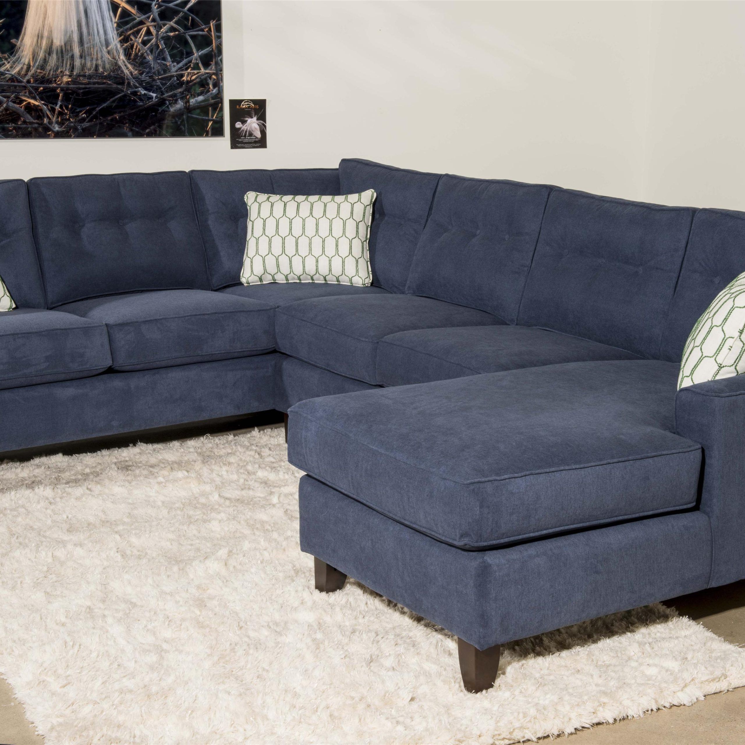 Audrina Contemporary 3 Piece Sectional Sofa With Chaiseklaussner Intended For 3 Piece Leather Sectional Sofa Sets (View 12 of 20)