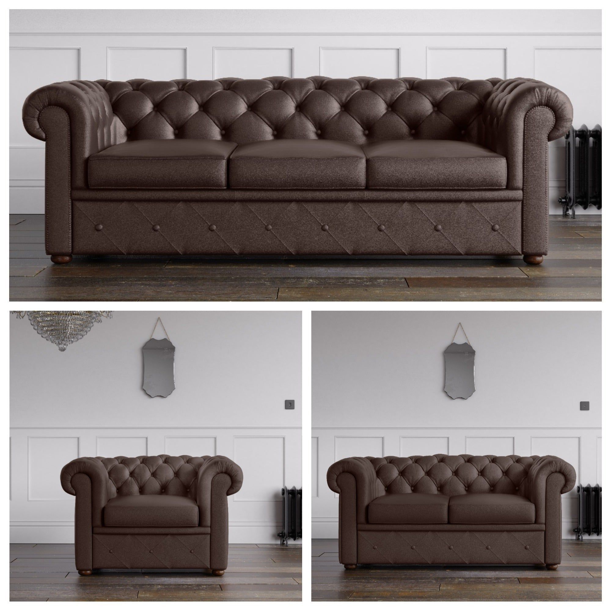 Featured Photo of 20 Inspirations Faux Leather Sofas in Chocolate Brown