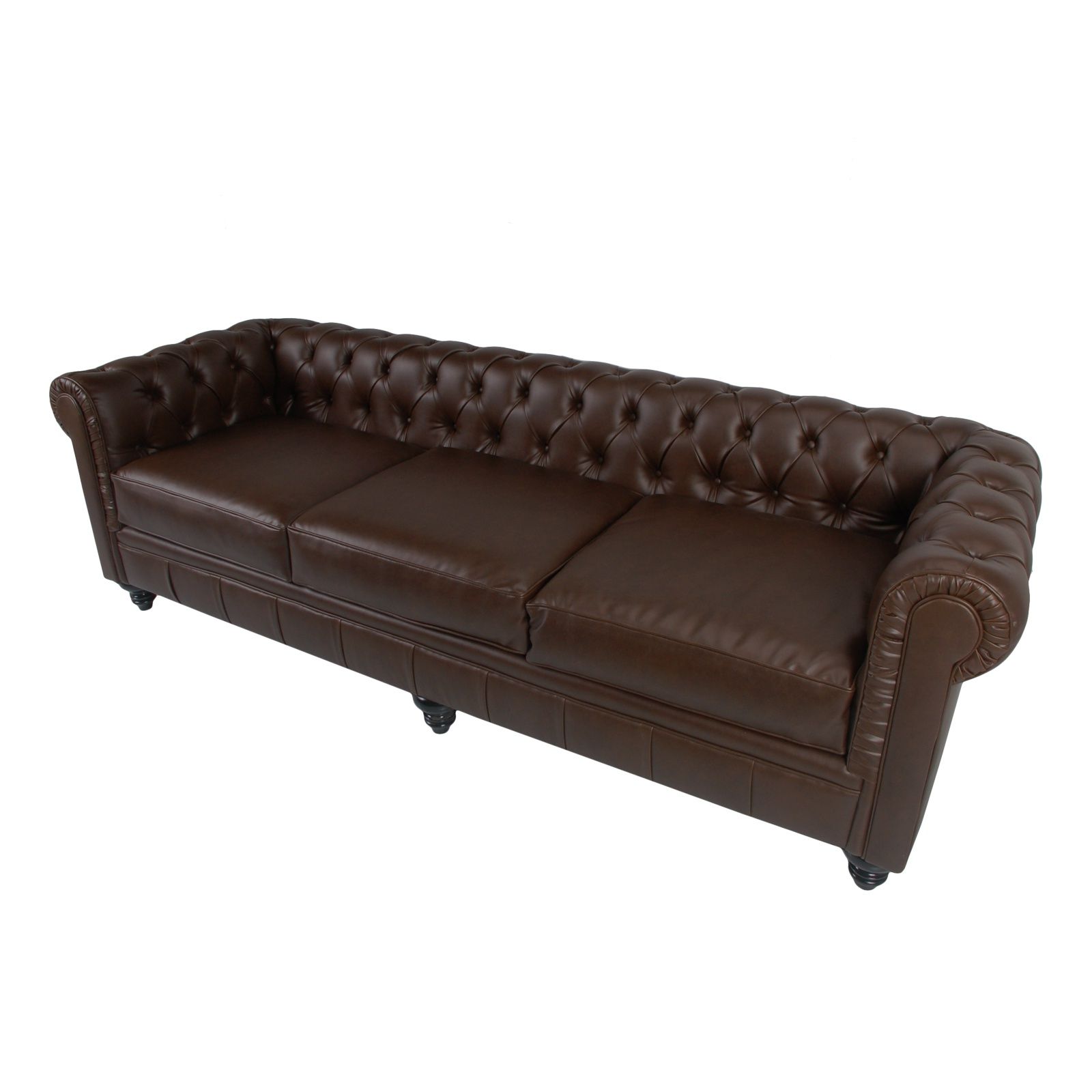 Chesterfield Sofa 95 (chocolate Brown) – Formdecor Within Sofas In Chocolate Brown (Gallery 11 of 20)