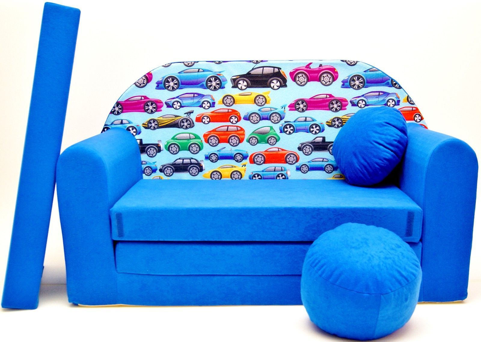 Childrens Sofa Bed Type W, Fold Out Sofa Foam Bed For Children + Free Inside Children's Sofa Beds (Gallery 4 of 20)