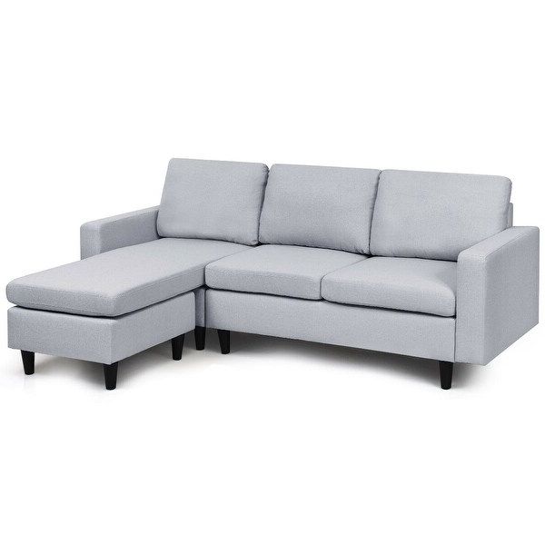 Convertible Sectional L Shaped Couch With Reversible Chaise Gray – Grey Inside L Shape Couches With Reversible Chaises (View 17 of 20)