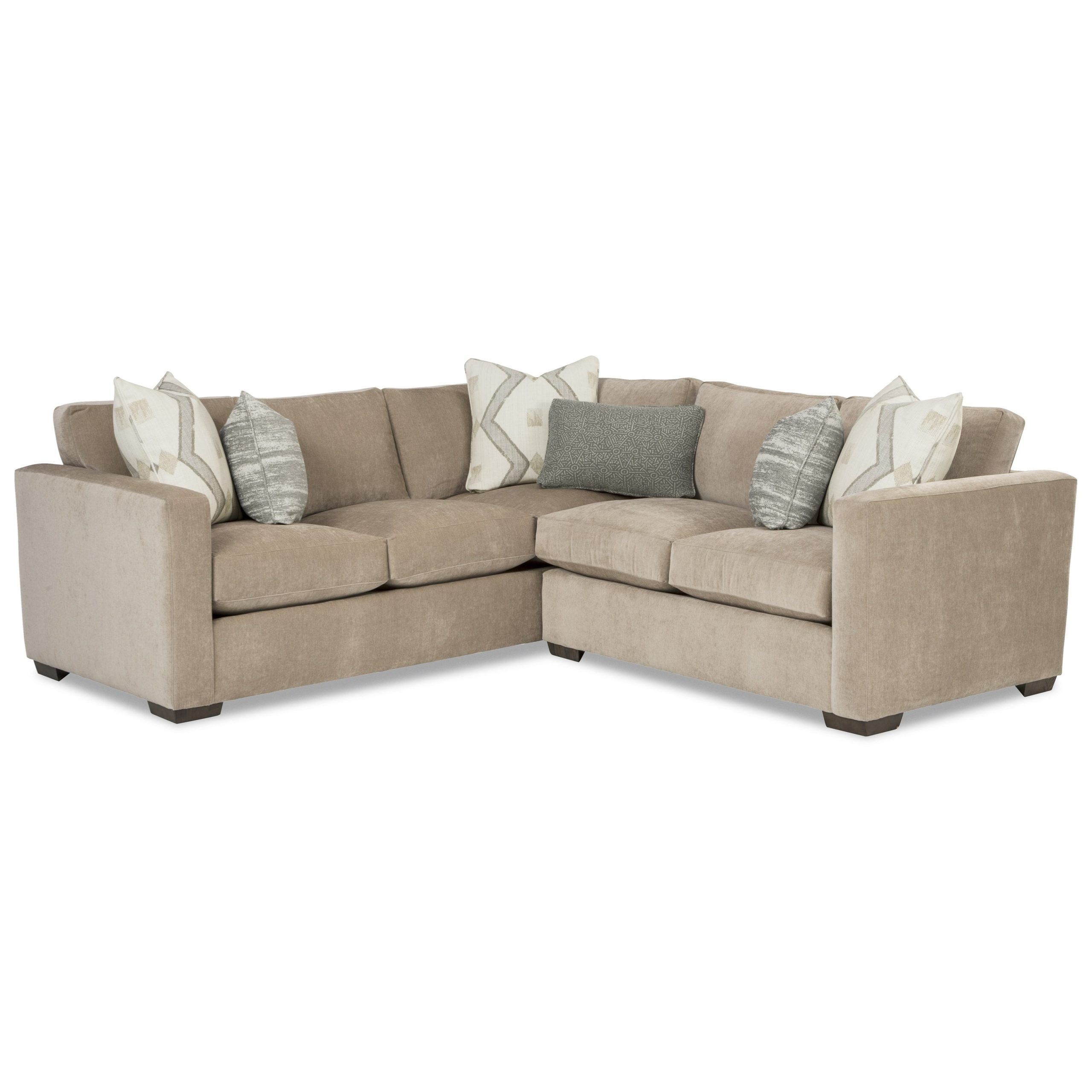 Craftmaster 792750bd Contemporary 2 Piece Sectional With Raf Corner Inside Microfiber Sectional Corner Sofas (View 12 of 20)