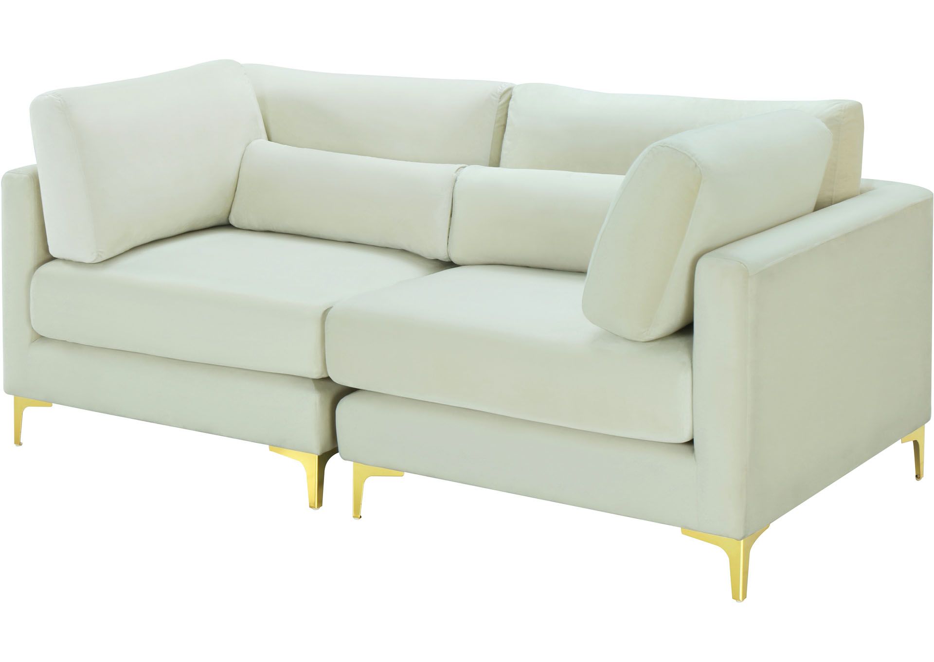 Damian Cream Velvet Modular Sofa Coco Furniture Galleries Intended For Cream Velvet Modular Sectionals (Gallery 11 of 20)