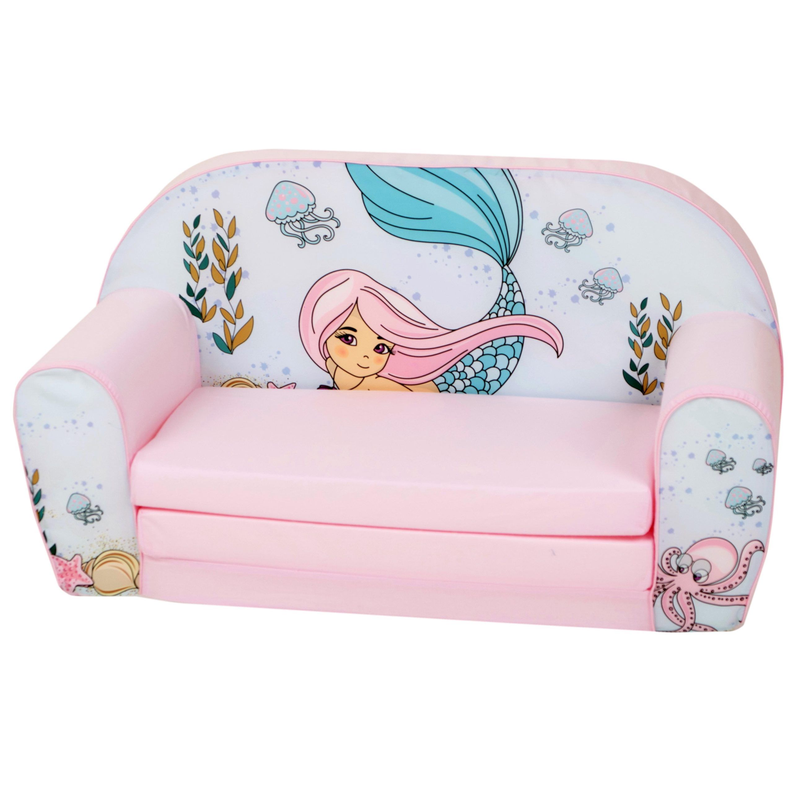 Delsit Toddler Couch & Kids Sofa – European Made Children's 2 In 1 Flip Within Children's Sofa Beds (Gallery 12 of 20)