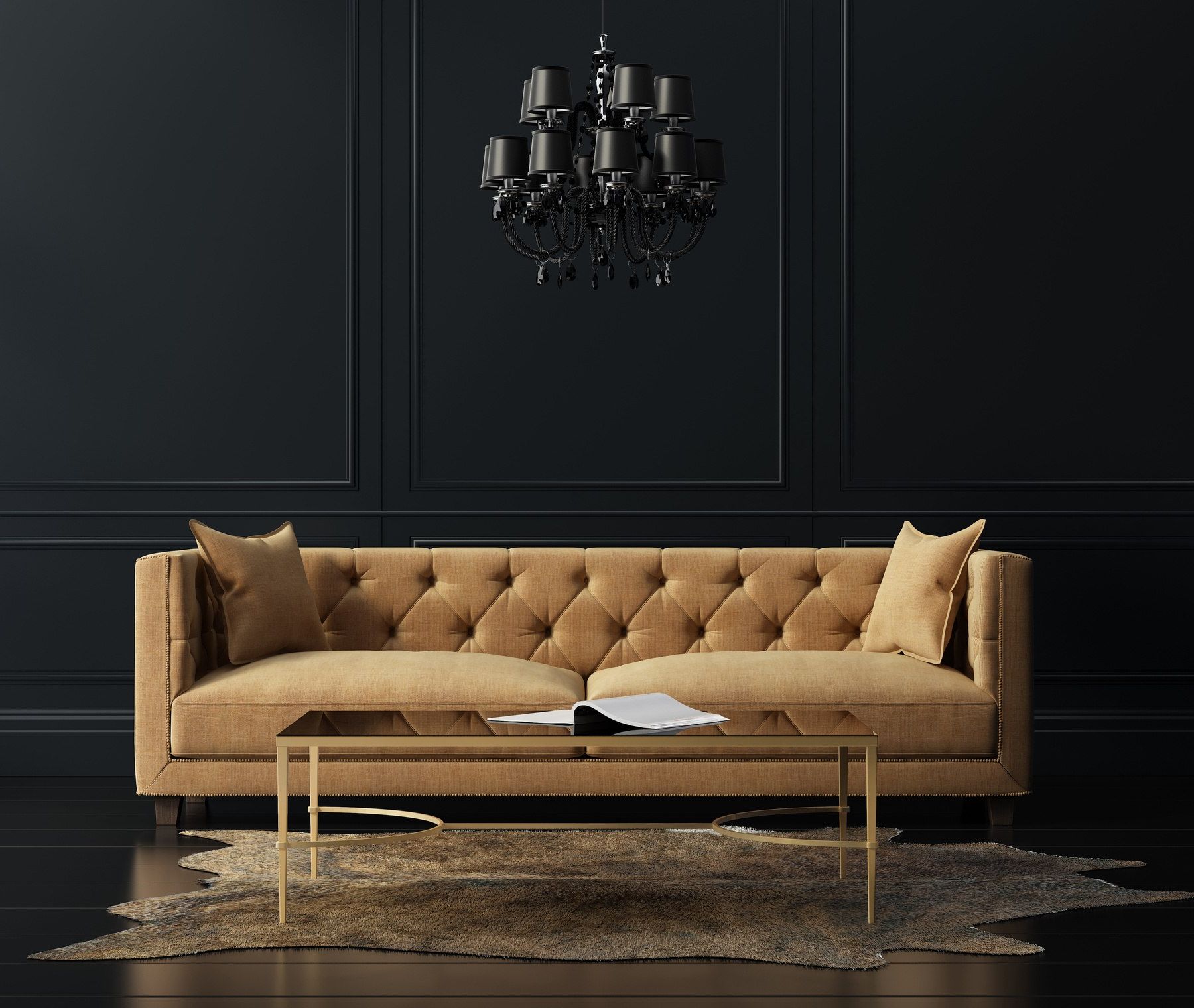 Elegant Interior, Living Room With Beige Velvet Sofa – Smi Regarding Elegant Beige Velvet Sofas (Gallery 1 of 20)