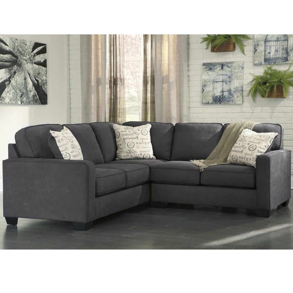 Flash Furniture Signature Designashley Alenya 2 Piece Sofa In Microfiber Sectional Corner Sofas (Gallery 7 of 20)