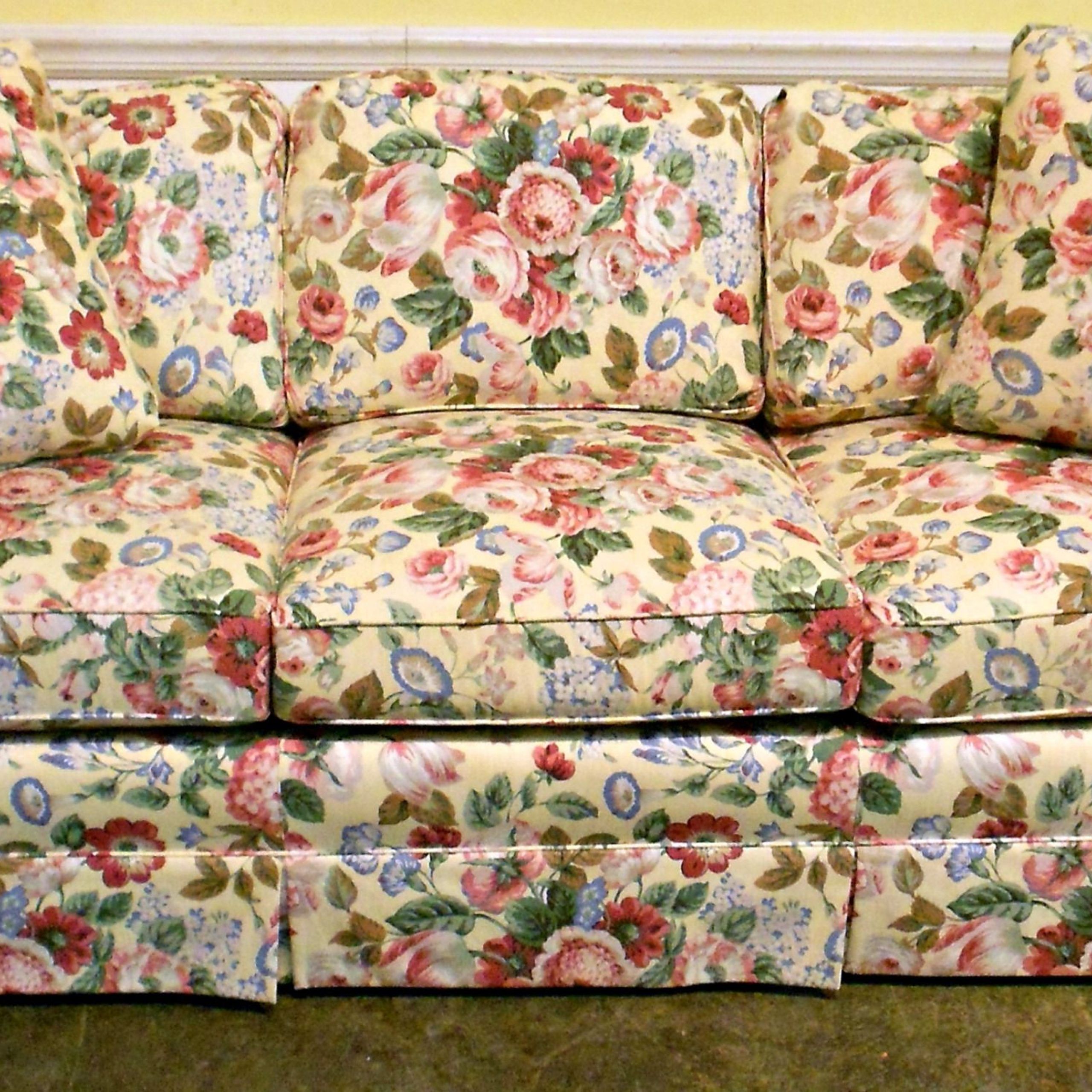 Flowered Sofas | Printed Fabric Sofa, Printed Sofa, Fabric Sofa For Sofas In Pattern (View 9 of 20)