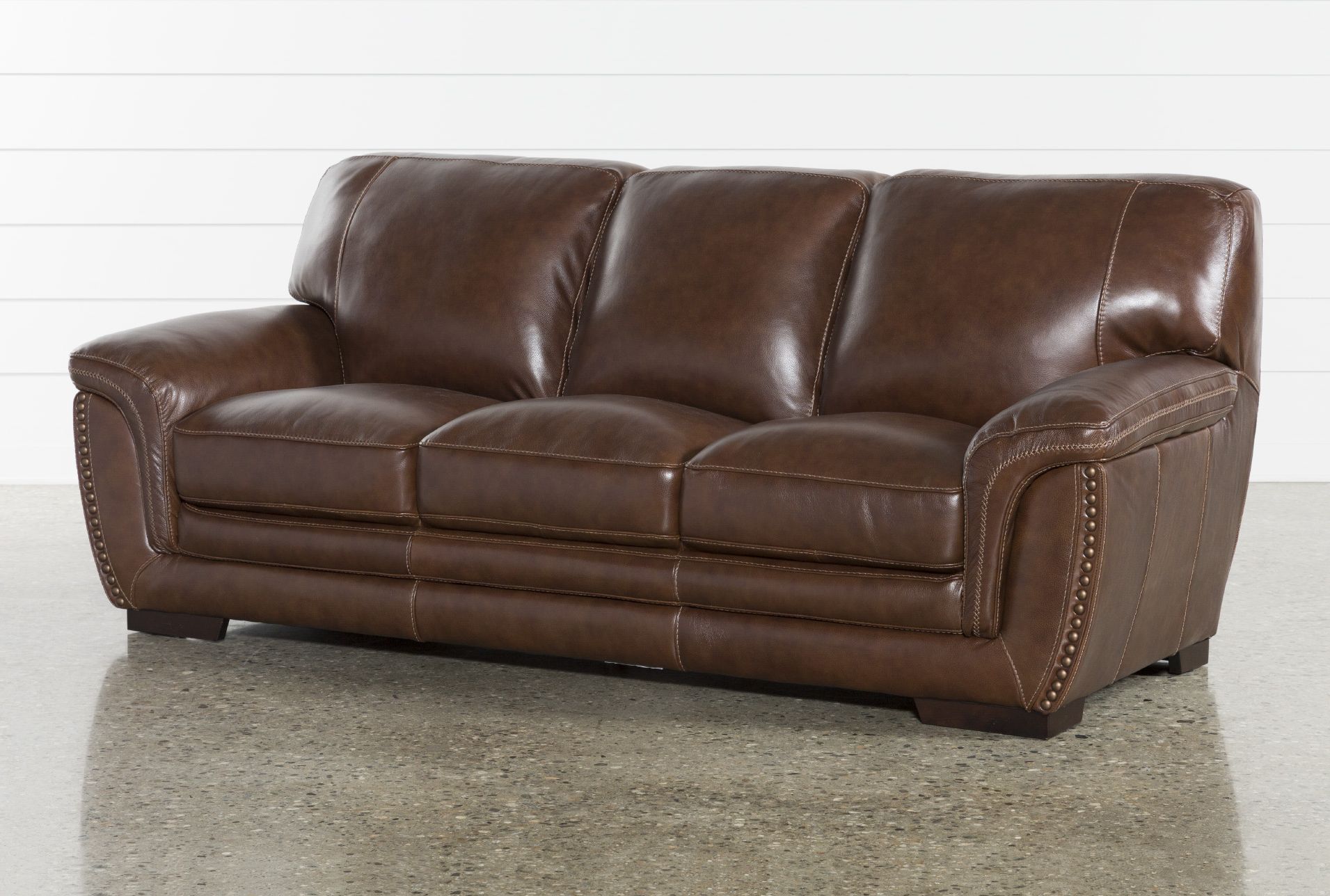 Get Brown Leather Sofa – Its Classy And Practical Throughout Faux Leather Sofas In Dark Brown (View 16 of 20)