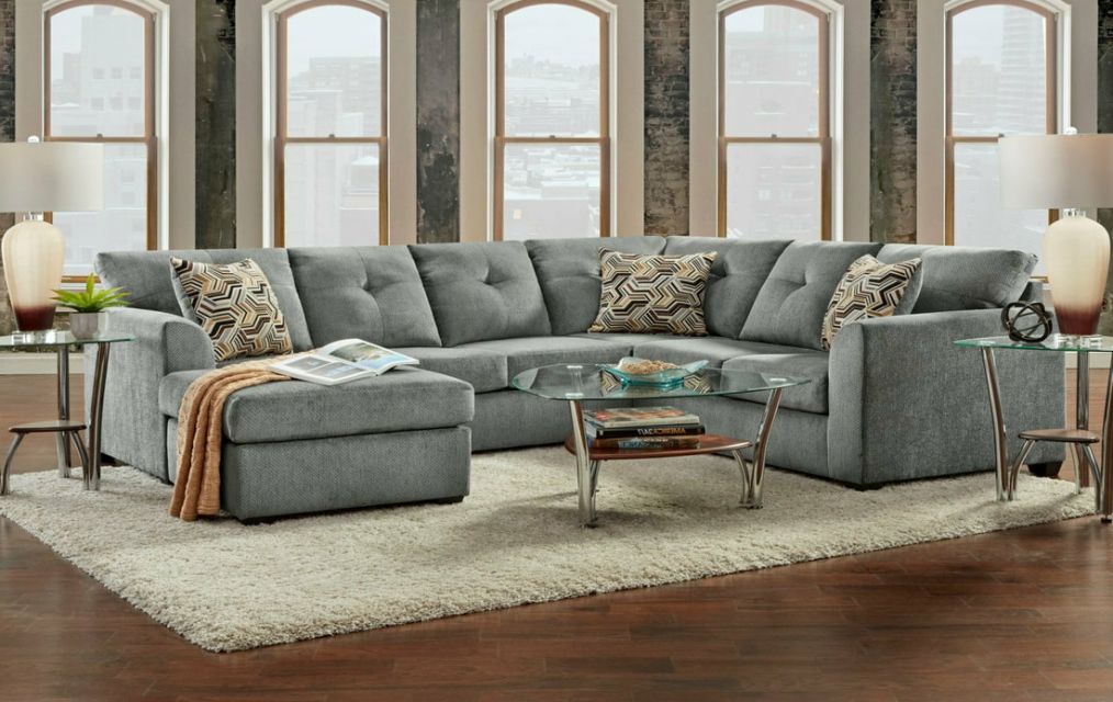 Gray U Shaped Sectional With Regard To Modern U Shape Sectional Sofas In Gray (Gallery 6 of 20)