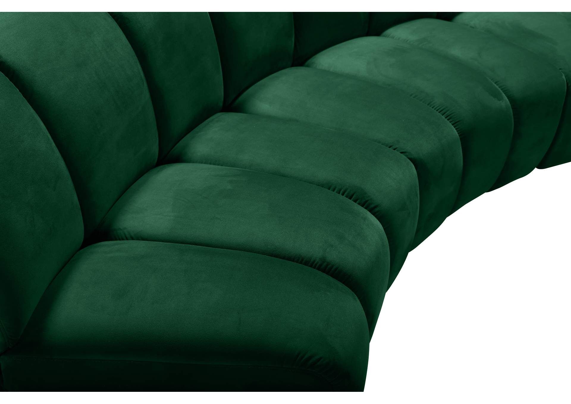 Infinity Green Velvet 4pc. Modular Sectional Best Buy Furniture And Regarding Green Velvet Modular Sectionals (Gallery 15 of 20)
