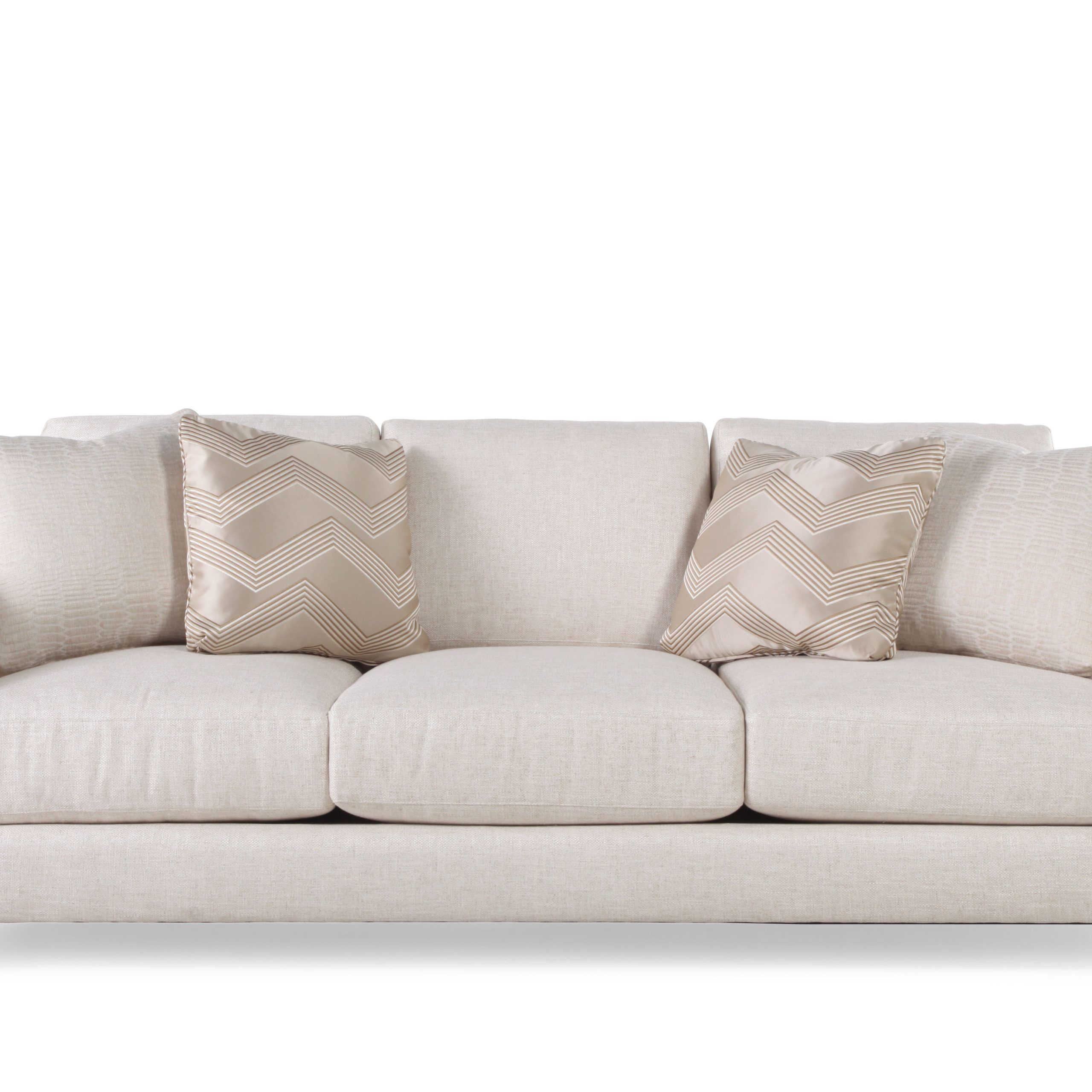 Modern 93.5" Sofa In Cream | Mathis Brothers Furniture In Sofas In Cream (Gallery 1 of 20)