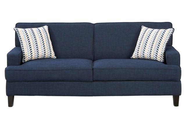 Navy Linen Sofa | Sofa, Furniture, Blue Sofa For Navy Linen Coil Sofas (View 10 of 20)