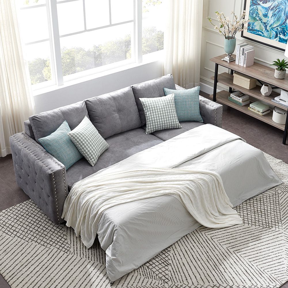 Featured Photo of 20 Inspirations 2 in 1 Gray Pull Out Sofa Beds