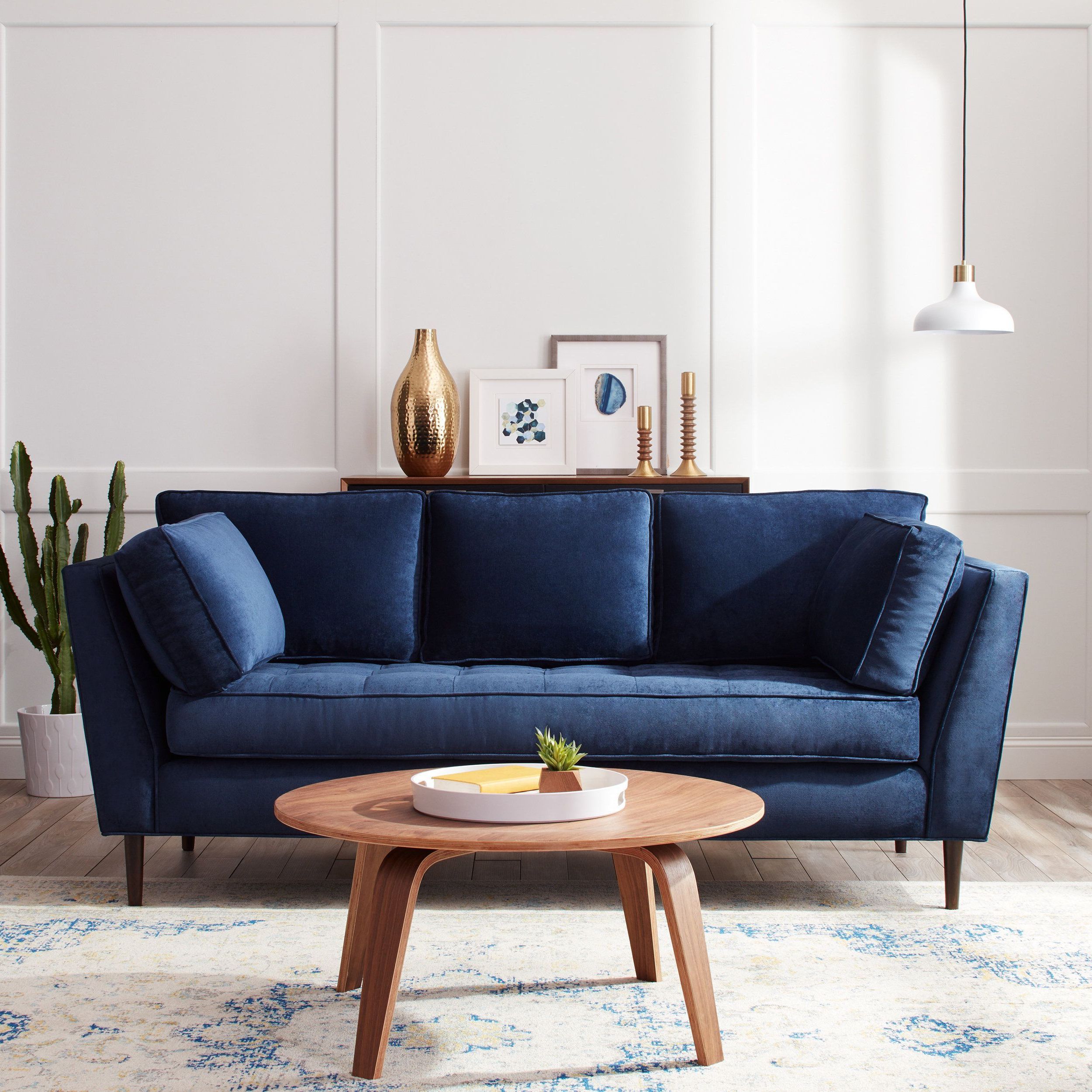 Our Best Living Room Furniture Deals | Blue Sofa Living, Blue Couch Within Sofas In Blue (Gallery 3 of 20)