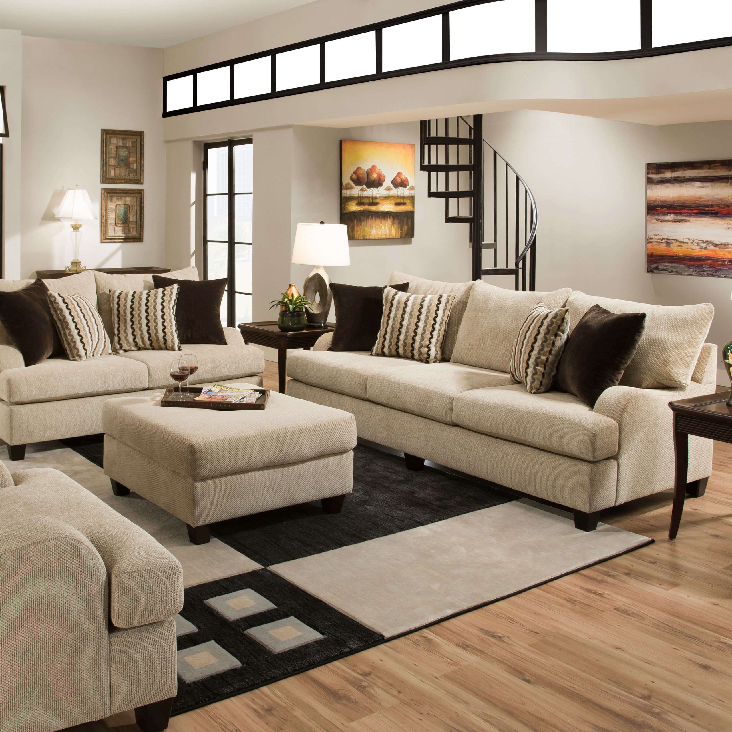 Simmons Trinidad Taupe Living Room Set | Wohnzimmer Gestalten, Sofa Throughout Sofas For Living Rooms (View 14 of 20)