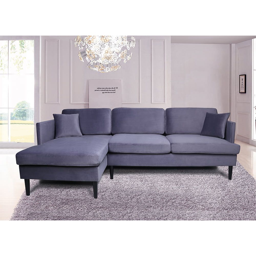 Stop Now Modern L Shaped Convertible Sofa, Sectional Sofa Bed For Small With Regard To Sofas For Compact Living (View 16 of 20)