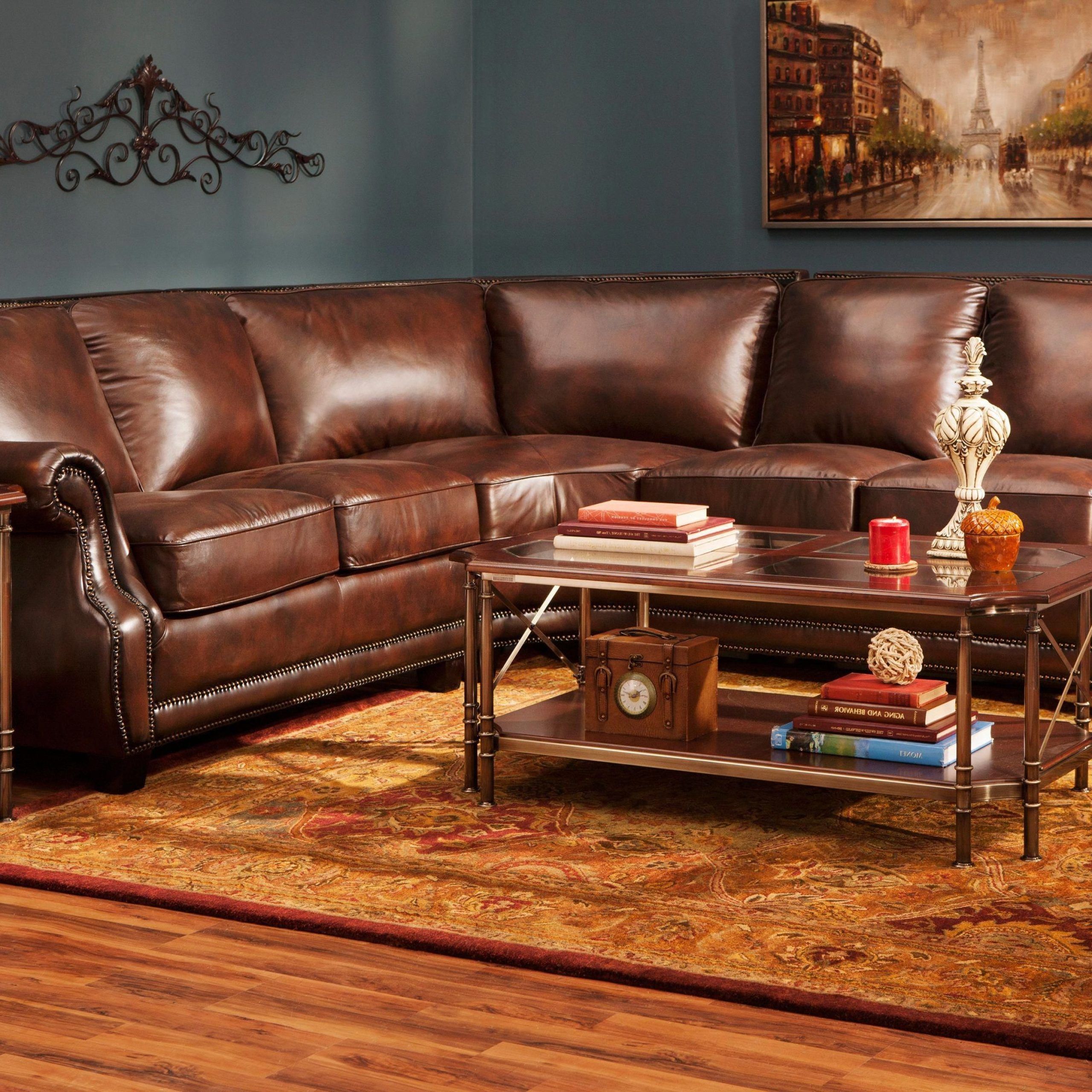 Taking Its Cues From The Classics, This Romano 3 Piece Leather Intended For 3 Piece Leather Sectional Sofa Sets (View 15 of 20)