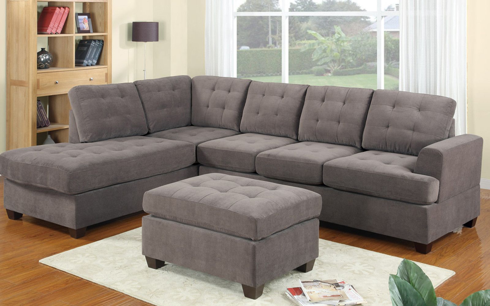 The Beauty Of Microfiber Sectional Sofa – Decorifusta In Microfiber Sectional Corner Sofas (Gallery 13 of 20)