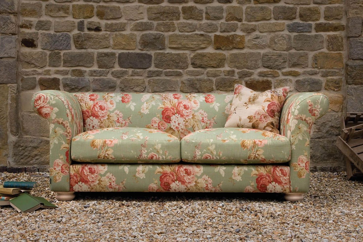 The Grandad Mulberry Sofa, Handcraftedindigo Furniture | Floral Intended For Sofas In Pattern (View 17 of 20)