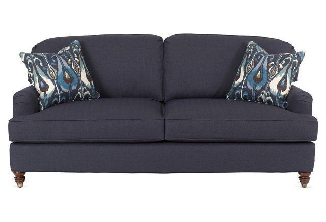 This Navy Sleeper Sofa Is So Beautiful And Easy To Use! | Sofa, Sleeper Intended For Navy Sleeper Sofa Couches (View 10 of 20)