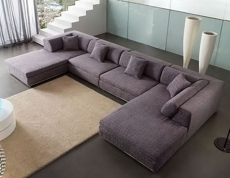 U Shaped Sectional Sofa With Chaise | Дизайн Дивана, Секционные Диваны Intended For Modern U Shape Sectional Sofas In Gray (Gallery 18 of 20)