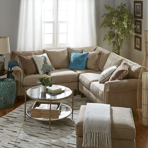 Small L Shaped Sectional Sofas In Beige (Photo 9 of 20)