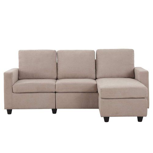 Small L Shaped Sectional Sofas In Beige (Photo 2 of 20)