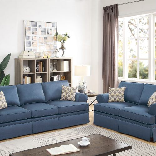 Sofas In Blue (Photo 4 of 20)