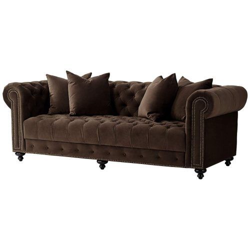 Sofas In Chocolate Brown (Photo 3 of 20)