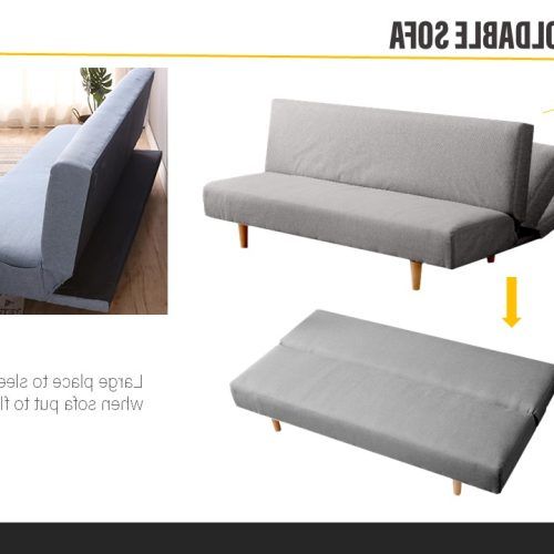 2 In 1 Foldable Sofas (Photo 9 of 20)