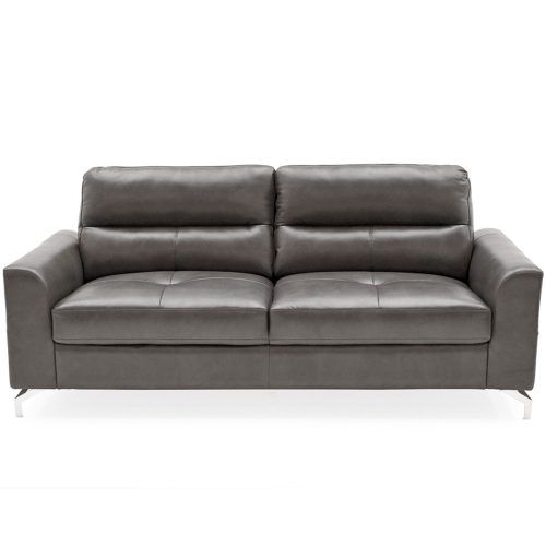 Traditional 3-Seater Faux Leather Sofas (Photo 16 of 20)