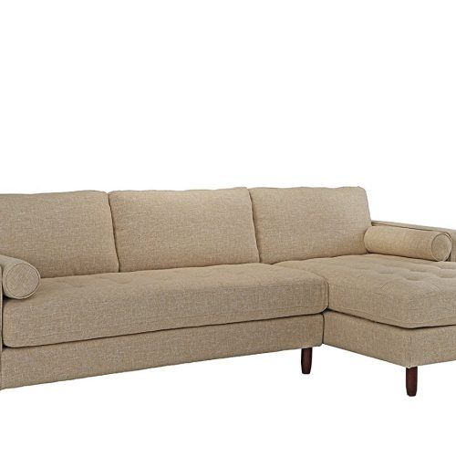 Small L Shaped Sectional Sofas In Beige (Photo 8 of 20)