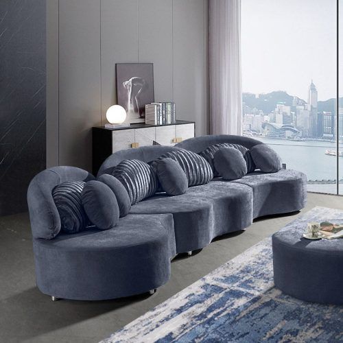 Modern Velvet Sofa Recliners With Storage (Photo 19 of 20)