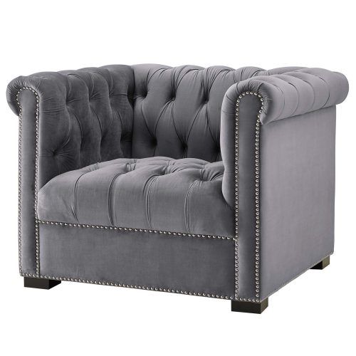 Modern Velvet Upholstered Recliner Chairs (Photo 10 of 20)