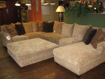 U Shaped Couches in Beige