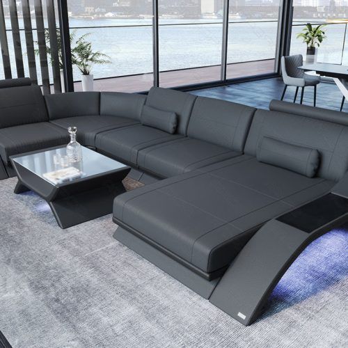 Modern U-Shape Sectional Sofas In Gray (Photo 11 of 20)