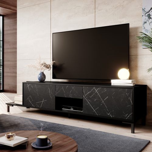 Black Marble Tv Stands (Photo 2 of 20)