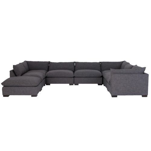 Modern U-Shape Sectional Sofas In Gray (Photo 5 of 20)