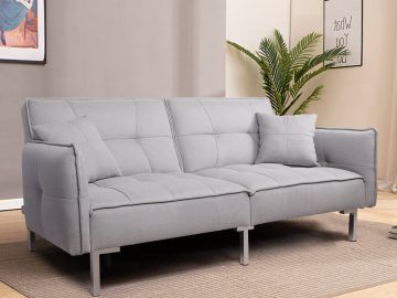 Adjustable Backrest Futon Sofa Beds